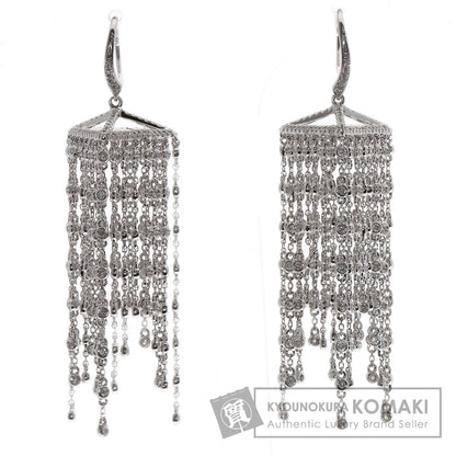 2.42ct Diamond earring K18 White Gold 18g　Ladies