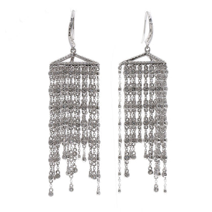 2.42ct Diamond earring K18 White Gold 18g　Ladies