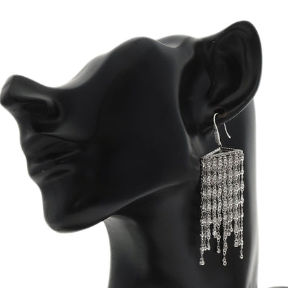 2.42ct Diamond earring K18 White Gold 18g　Ladies