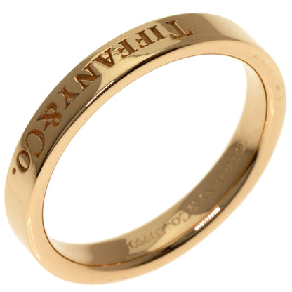 TIFFANY&Co. Flat band Ring K18 Pink Gold Ladies [Used]