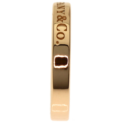 TIFFANY&Co. Flat band Ring K18 Pink Gold Ladies [Used]