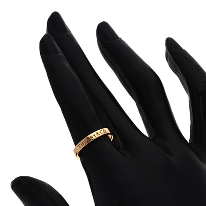 TIFFANY&Co. Flat band Ring K18 Pink Gold Ladies [Used]