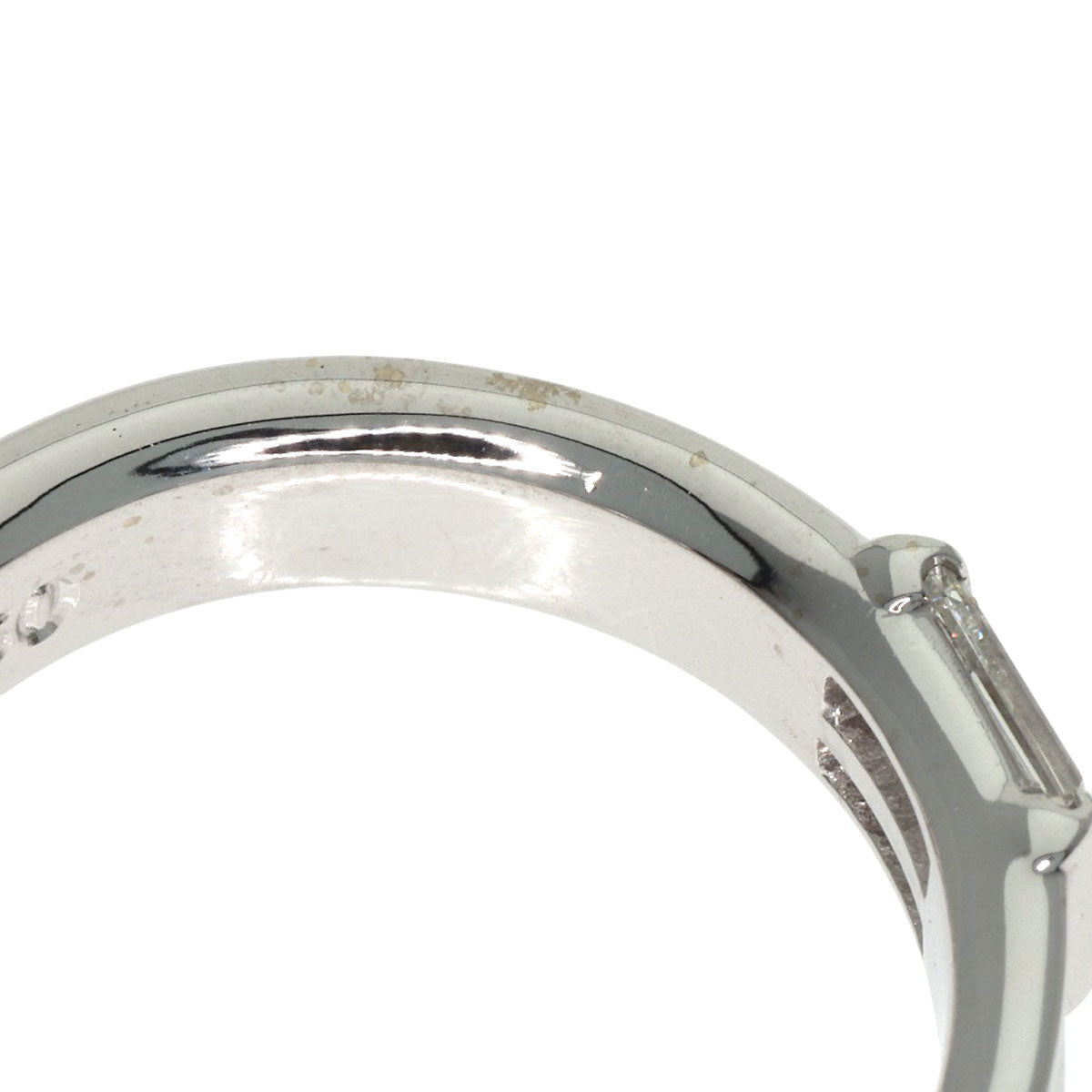 TIFFANY&Co. Stacking band Diamond Ring K18 White Gold Ladies [Used]