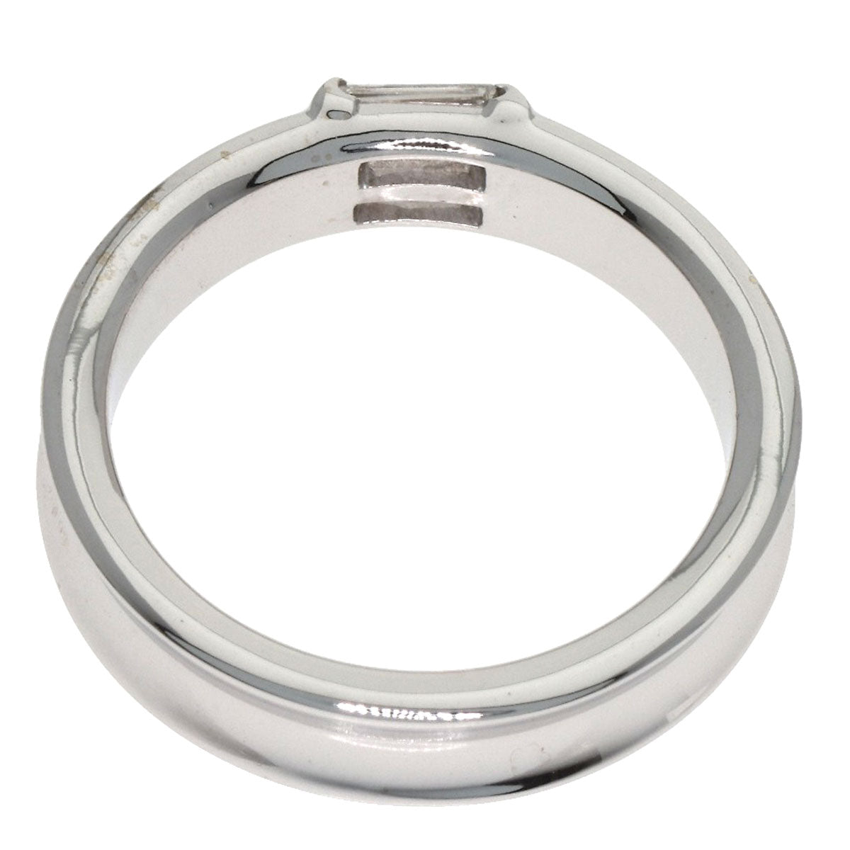 TIFFANY&Co. Stacking band Diamond Ring K18 White Gold Ladies [Used]