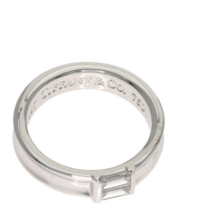 TIFFANY&Co. Stacking band Diamond Ring K18 White Gold Ladies [Used]