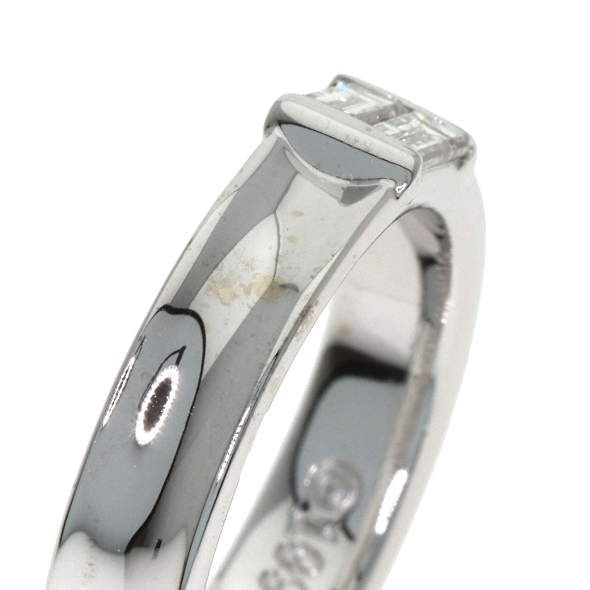 TIFFANY&Co. Stacking band Diamond Ring K18 White Gold Ladies [Used]