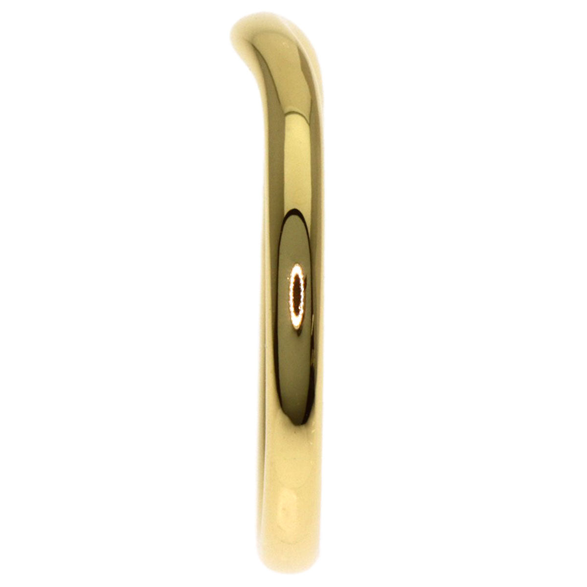 TIFFANY&Co. Curved band Ring K18 Yellow Gold Ladies [Used]