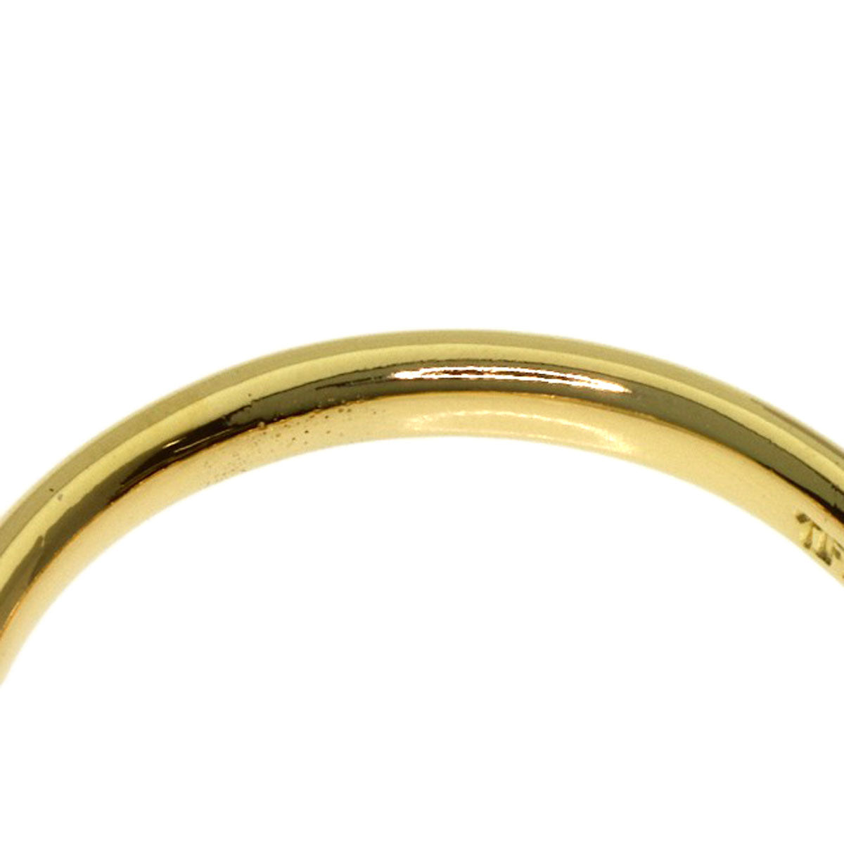 TIFFANY&Co. Curved band Ring K18 Yellow Gold Ladies [Used]