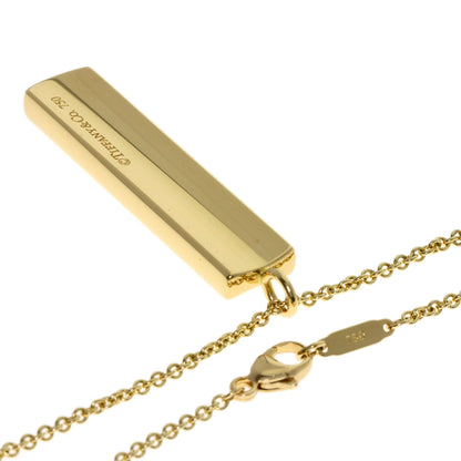 TIFFANY&Co. 1837 bar Necklace K18 Yellow Gold Ladies [Used]