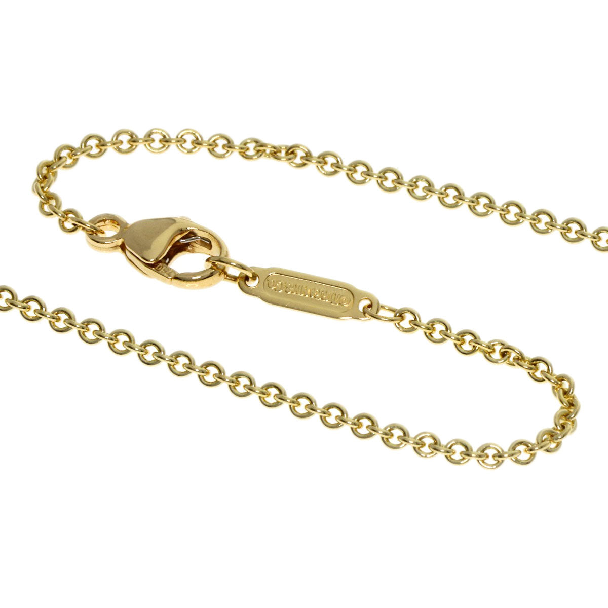 TIFFANY&Co. 1837 bar Necklace K18 Yellow Gold Ladies [Used]