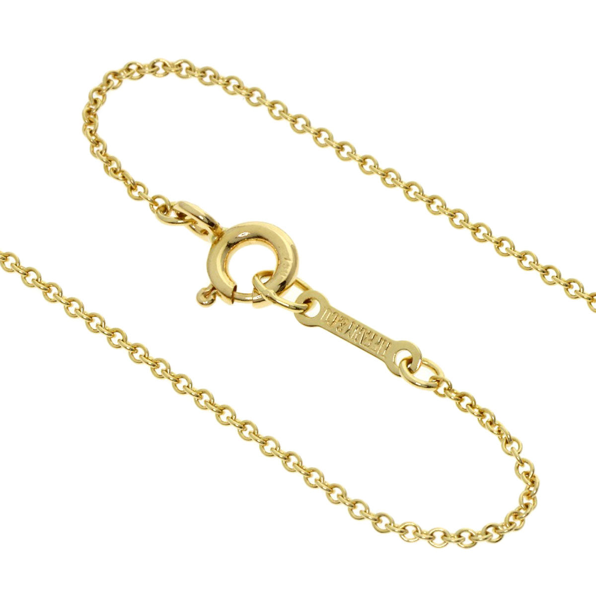TIFFANY&Co. kiss Necklace K18 Yellow Gold Ladies [Used]
