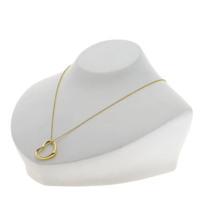 TIFFANY&Co. Open heart Necklace K18 Yellow Gold Ladies [Used]