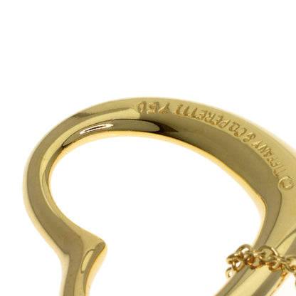 TIFFANY&Co. Open heart Necklace K18 Yellow Gold Ladies [Used]