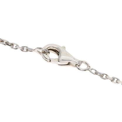 CHANEL Camellia Diamond Necklace K18 White Gold Ladies [Used]