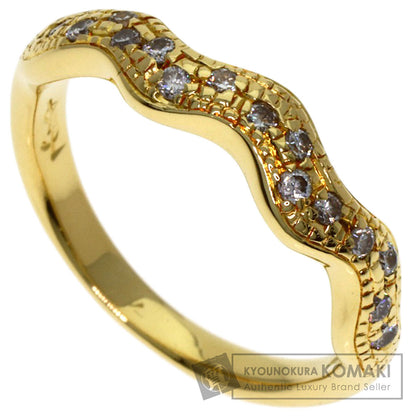 YVES SAINT LAURENT Diamond Ring K18 Yellow Gold Ladies [Used]