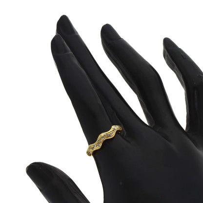 YVES SAINT LAURENT Diamond Ring K18 Yellow Gold Ladies [Used]