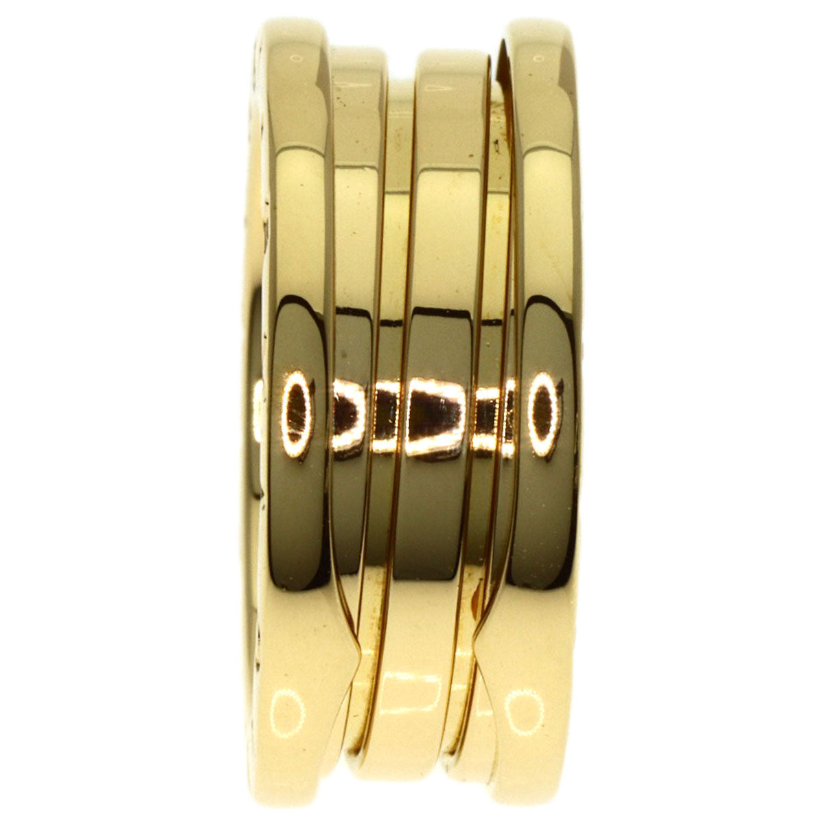 BVLGARI B.zero1 3 band #54 Ring K18 Yellow Gold Ladies [Used]