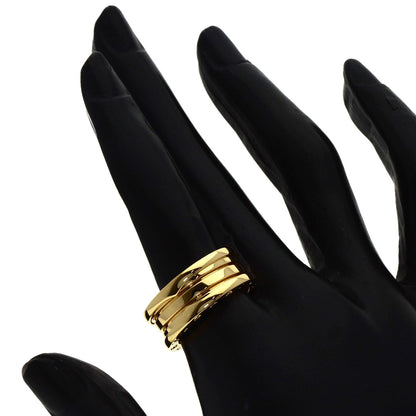 BVLGARI B.zero1 3 band #54 Ring K18 Yellow Gold Ladies [Used]