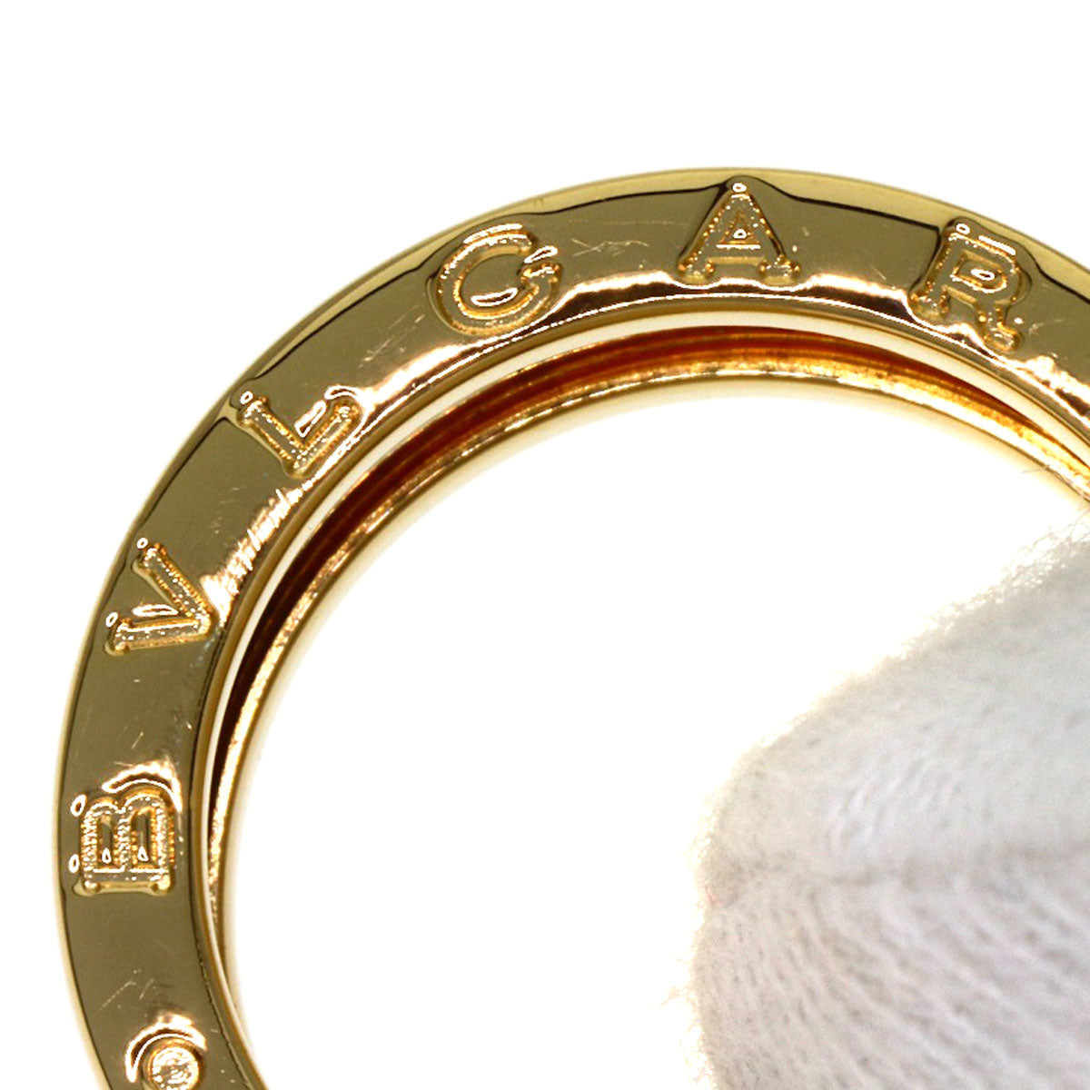 BVLGARI B.zero1 3 band #54 Ring K18 Yellow Gold Ladies [Used]