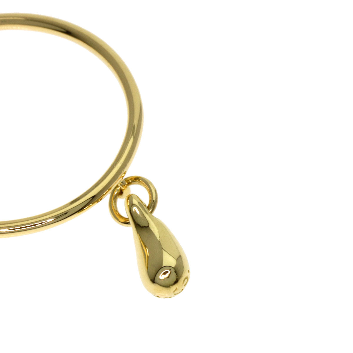 TIFFANY&Co. teardrop Ring K18 Yellow Gold Ladies [Used]