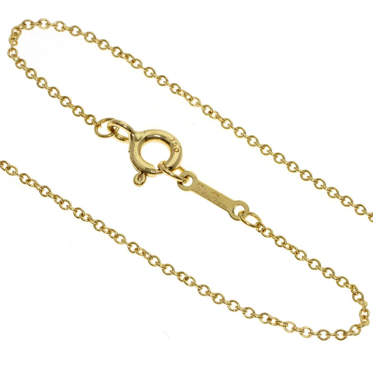 TIFFANY&Co. Loving heart Necklace K18 Yellow Gold Ladies [Used]