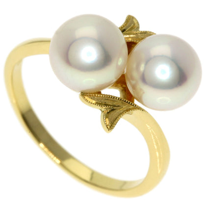 MIKIMOTO Pearl Pearl Ring K18 Yellow Gold Ladies [Used]