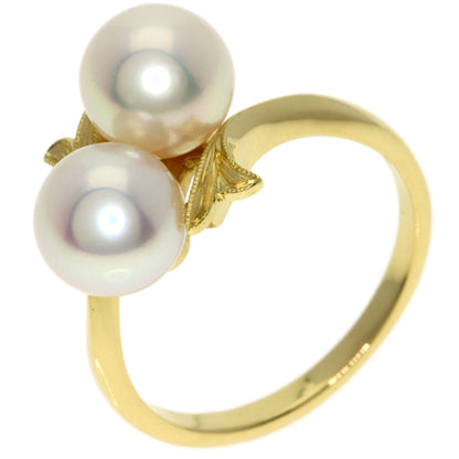 MIKIMOTO Pearl Pearl Ring K18 Yellow Gold Ladies [Used]