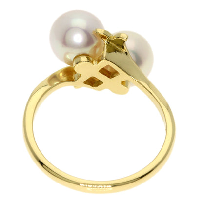 MIKIMOTO Pearl Pearl Ring K18 Yellow Gold Ladies [Used]