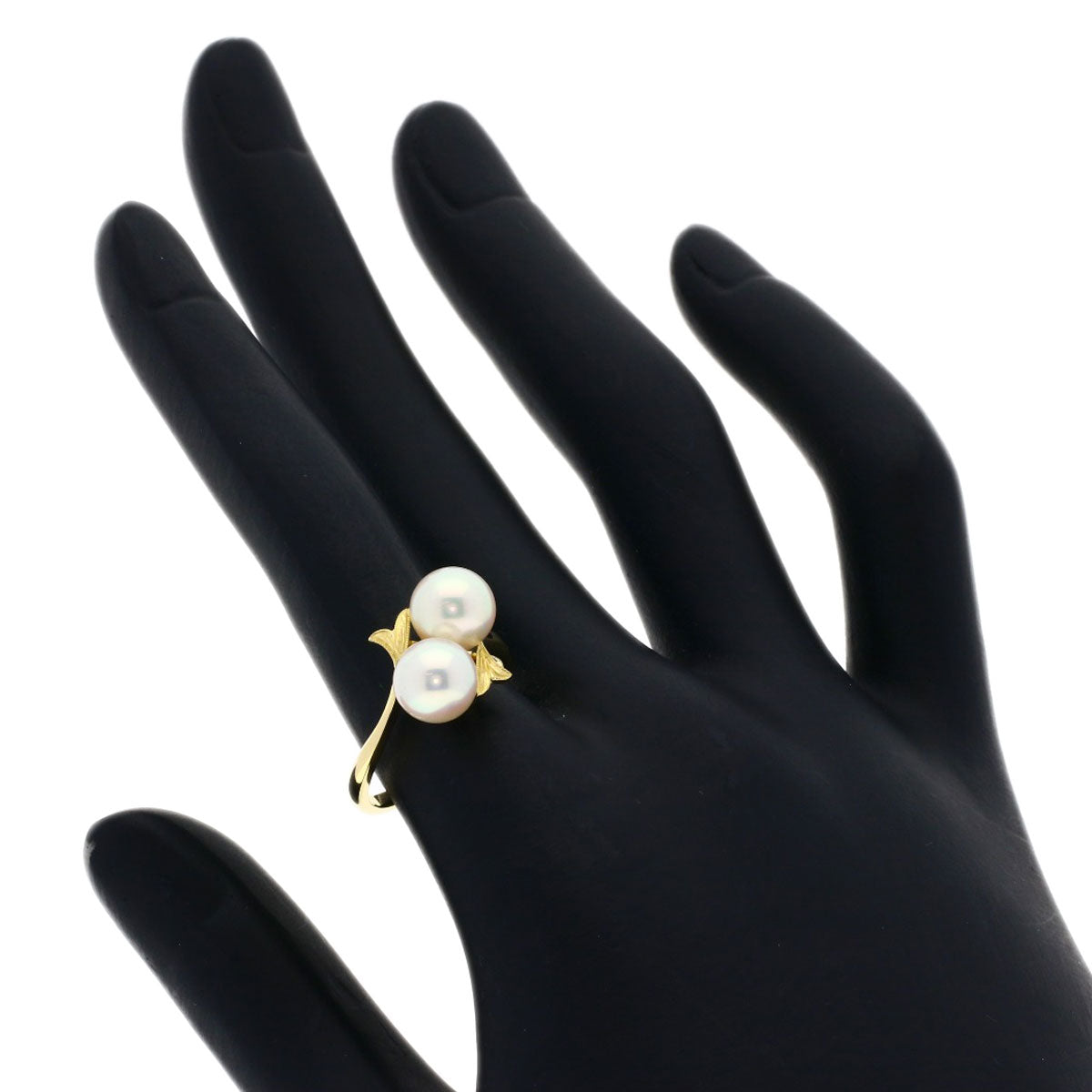 MIKIMOTO Pearl Pearl Ring K18 Yellow Gold Ladies [Used]