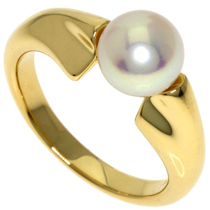 MIKIMOTO Pearl Pearl Ring K18 Yellow Gold Ladies [Used]