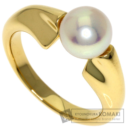 MIKIMOTO Pearl Pearl Ring K18 Yellow Gold Ladies [Used]