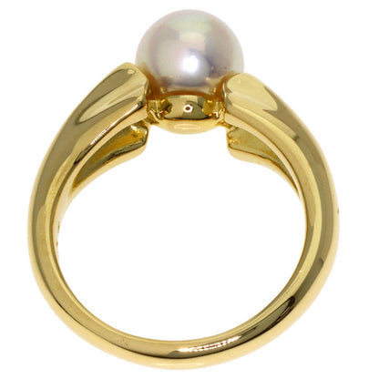 MIKIMOTO Pearl Pearl Ring K18 Yellow Gold Ladies [Used]