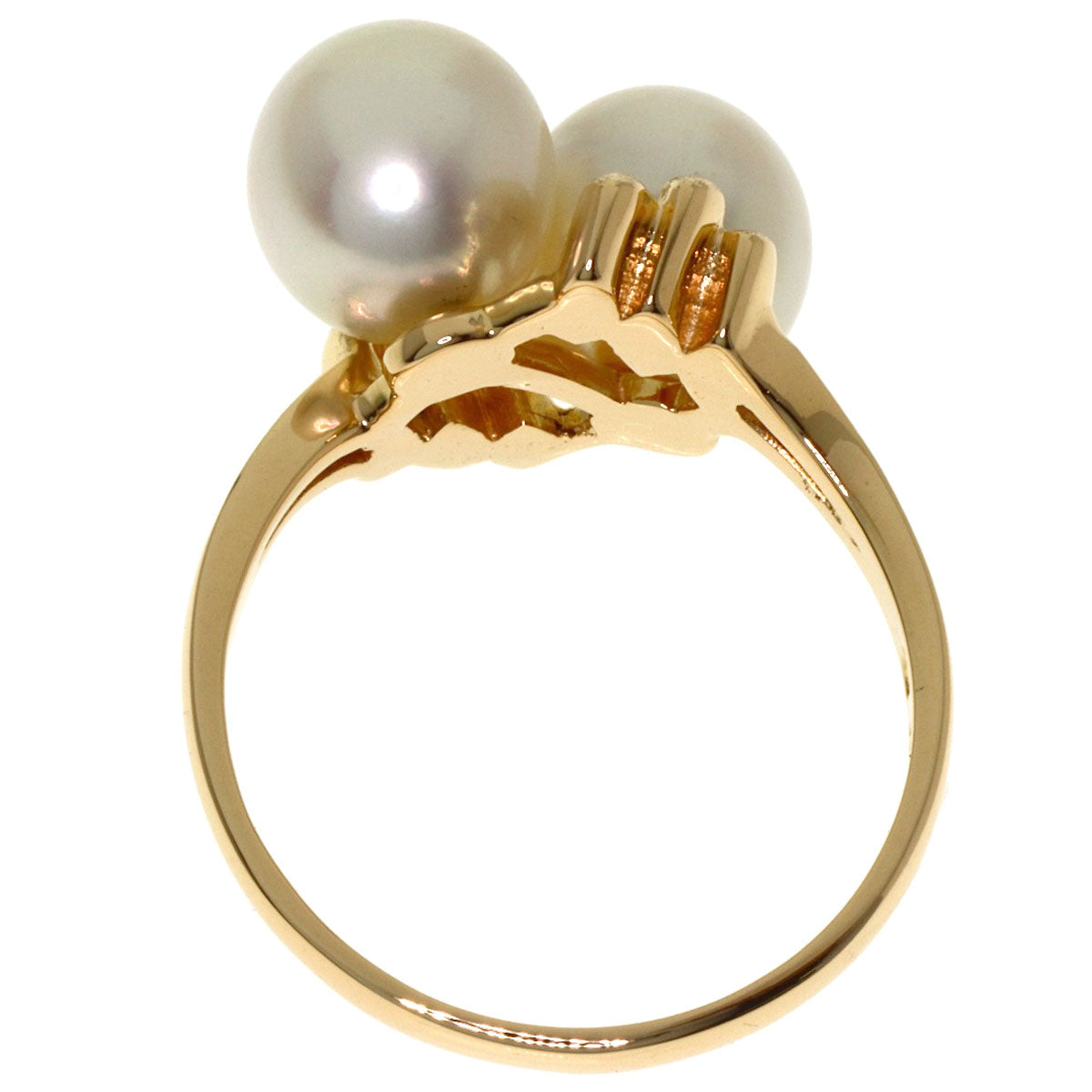 TASAKI Pearl Pearl Ring K18 Pink Gold Ladies [Used]
