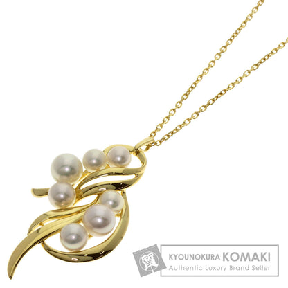 MIKIMOTO Pearl Pearl Necklace K18 Yellow Gold Ladies [Used]
