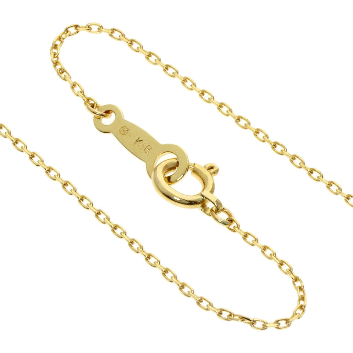 MIKIMOTO Pearl Pearl Diamond Necklace K18 Yellow Gold Ladies [Used]