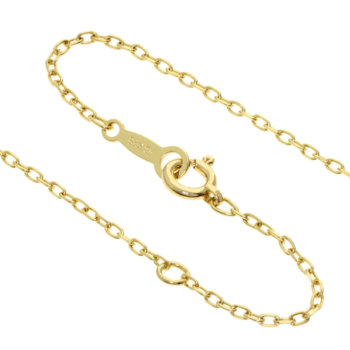 MIKIMOTO Pearl Pearl Diamond heart motif Necklace K18 Yellow Gold Ladies [Used]