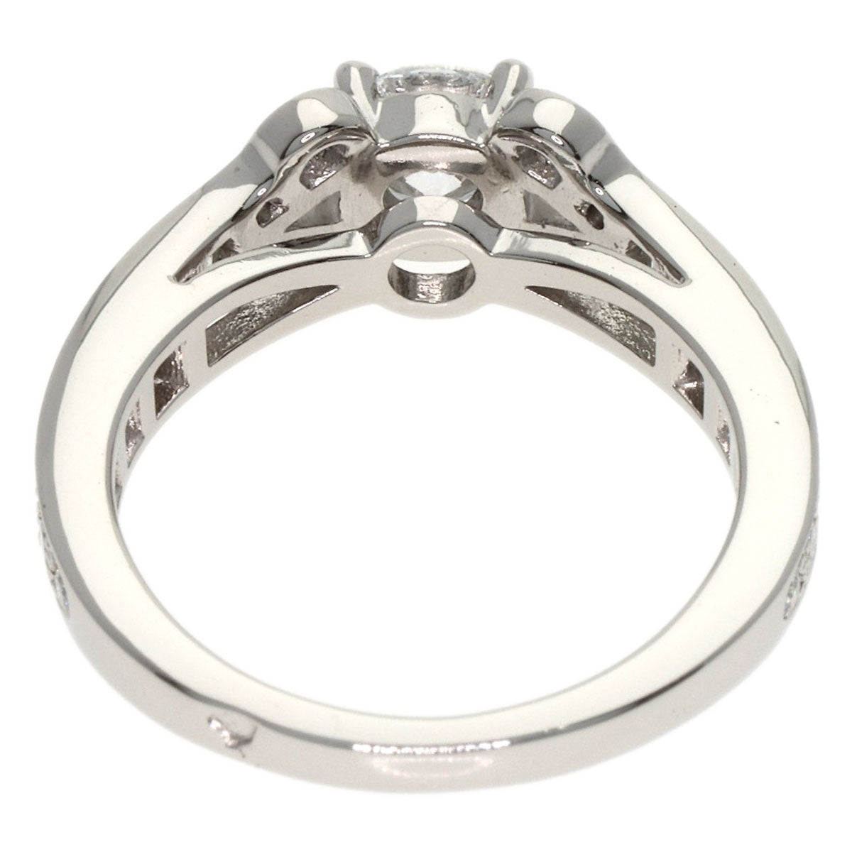CARTIER Ballerina Diamond Ring Platinum PT950 Ladies [Used]