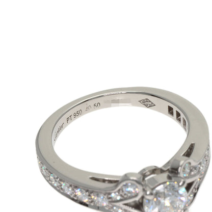 CARTIER Ballerina Diamond Ring Platinum PT950 Ladies [Used]