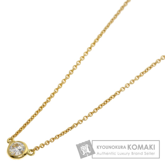 TIFFANY&Co. By The Yard Diamond Necklace K18 Yellow Gold Ladies [Used]
