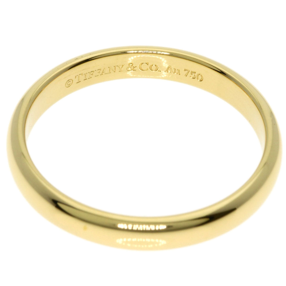 TIFFANY&Co. wedding Ring K18 Yellow Gold Ladies [Used]
