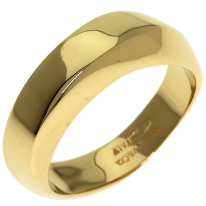 TIFFANY&Co. Knife edge Ring K18 Yellow Gold Ladies [Used]
