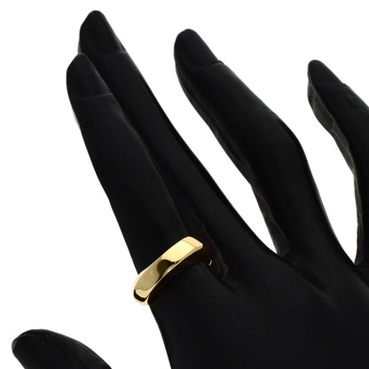 TIFFANY&Co. Knife edge Ring K18 Yellow Gold Ladies [Used]