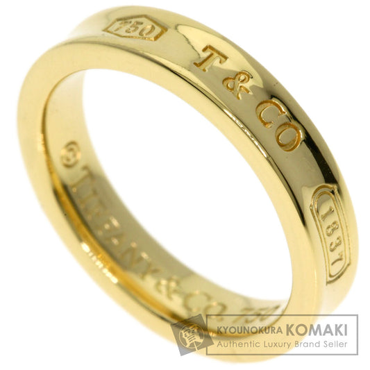 TIFFANY&Co. 1837 Narrow Ring K18 Yellow Gold Ladies [Used]