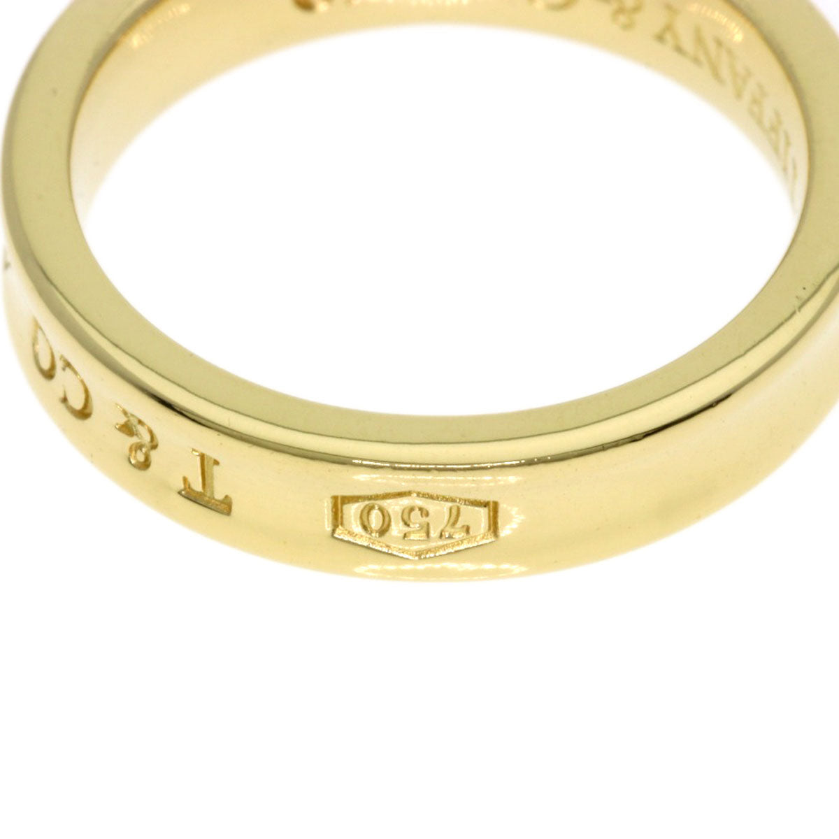 TIFFANY&Co. 1837 Narrow Ring K18 Yellow Gold Ladies [Used]