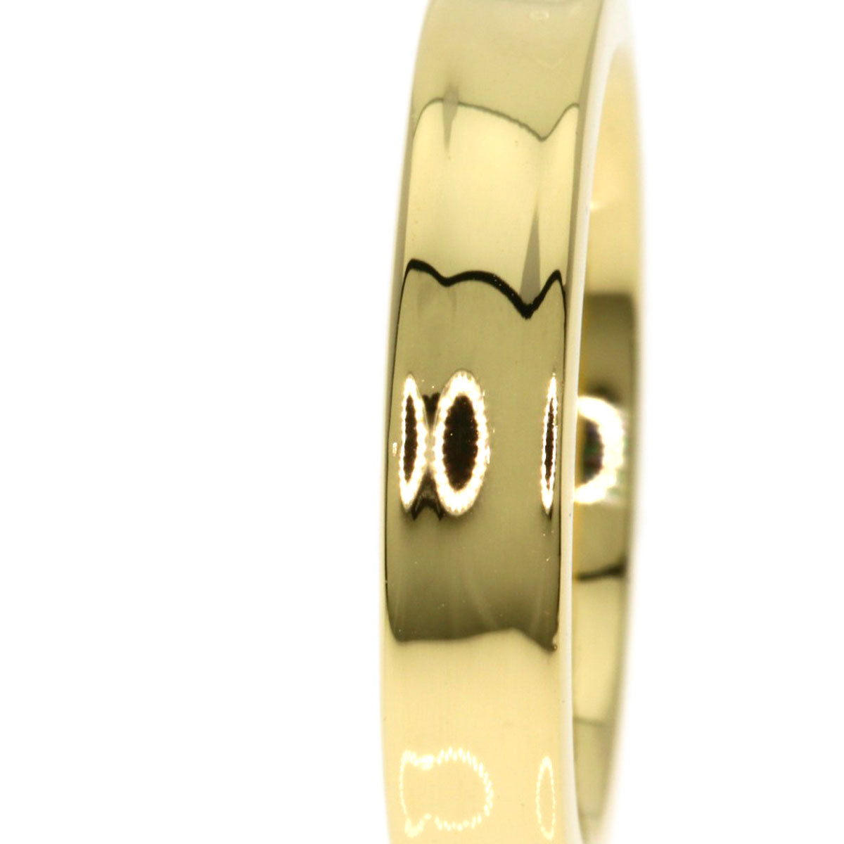 TIFFANY&Co. 1837 Narrow Ring K18 Yellow Gold Ladies [Used]