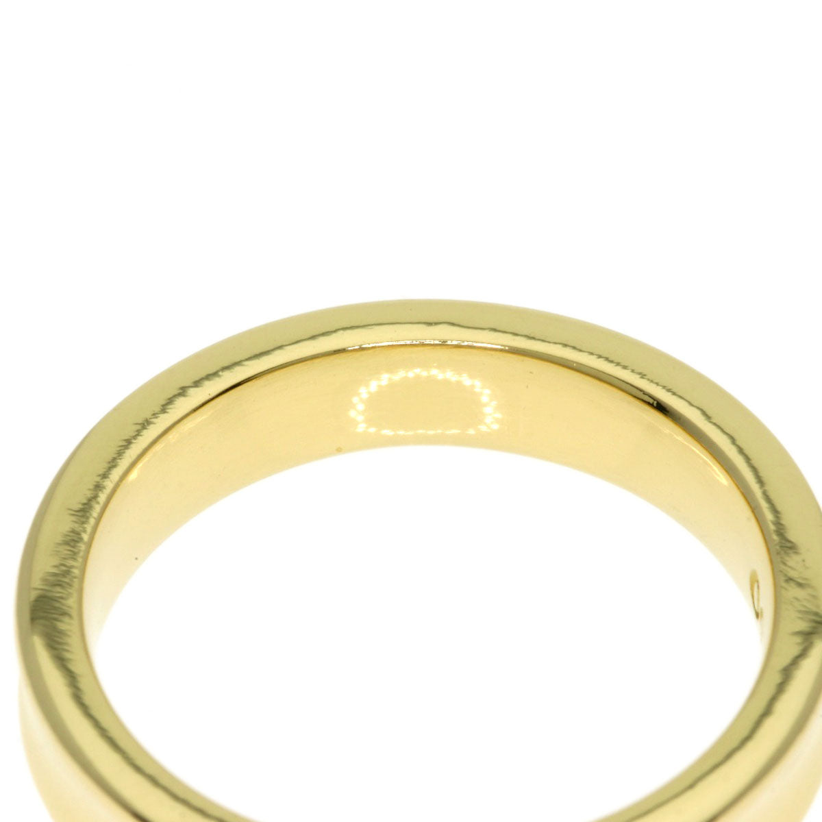 TIFFANY&Co. 1837 Narrow Ring K18 Yellow Gold Ladies [Used]