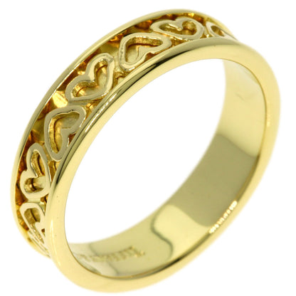 TIFFANY&Co. Cutout Heart Ring K18 Yellow Gold Ladies [Used]