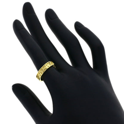 TIFFANY&Co. Cutout Heart Ring K18 Yellow Gold Ladies [Used]
