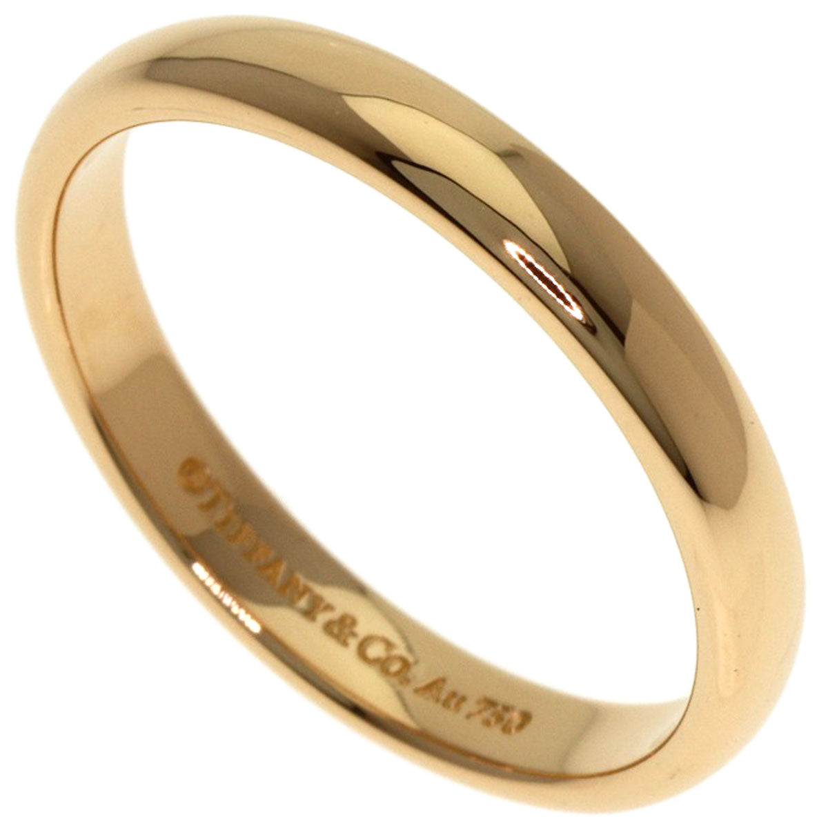 TIFFANY&Co. wedding Ring K18 Pink Gold Ladies [Used]
