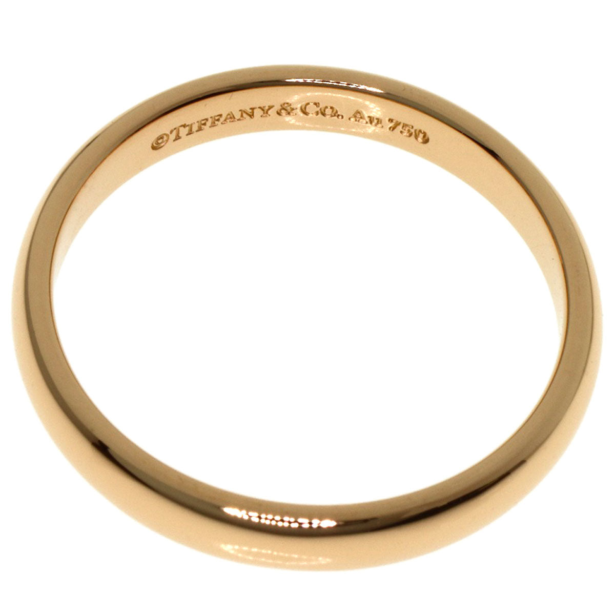 TIFFANY&Co. wedding Ring K18 Pink Gold Ladies [Used]